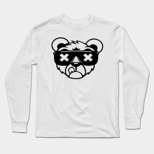 Cool Bear Wearing Sunglasses Long Sleeve T-Shirt